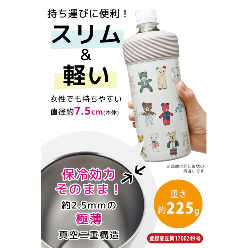 OGURA Plastic Bottle Holder, Lightweight, Tumbler, Vacuum, Insulated, 16.9 -