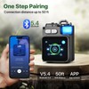 Mini Bluetooth Speaker, Smart Wireless Portable Speaker with Touchscreen, Loud