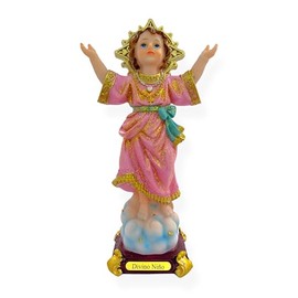 Imagen Divino Nino 9" Tall Religious Holy Divine Child Glitter Statue Religious Gift