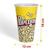 MIJOMA Popcorn Cups Set for Movie Night - Reusable, Food-Grade