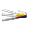 3pcs Nut File Tapered Cutting Edge Comfortable Handle Double Sided