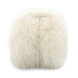 WATAME Faux Fur Ear Muffs Winter Women Girls Cute Earmuffs Fluffy Ear Warmers Soft Foldable Ear Muffs Outdoor (Khaki)