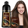 Natural Light Brown Hair Dye Shampoo 3 in 1, Hair