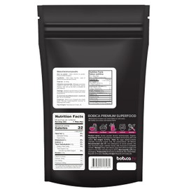 b Organic Aronia Berry Powder - Black Chokeberry Superfood High in Anthocyanins & Polyphenols - Supports Immune System - Chokeberries Organic Superfood - Aronia Berries - Vegan, Gluten-Free - 1lb