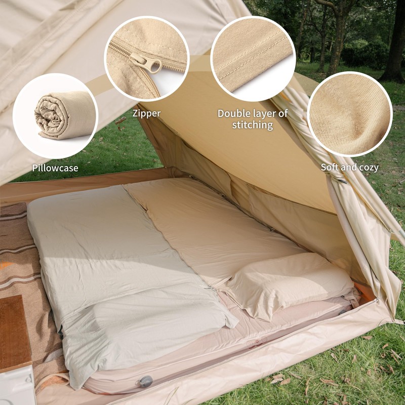 Naturehike Hut Sleeping Bag, 100% Cotton Silk Sleeping Bag, Ultra