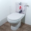 Wirquin MW²90 14013401 Plastic Double Flush Toilet Mechanism with Cable