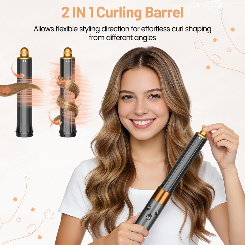 ZEPHBLOW 30mm/1.2 Inch Curling Barrel for Dyson Airwrap, Long Hair
