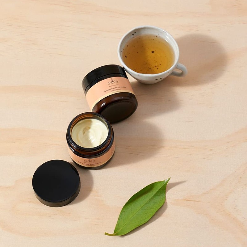 Sukin Brightening Glow Night Moisturiser For Women 1.69 oz Moisturizer