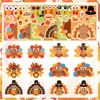 COCHIE Thanksgiving Stickers: 36 Sheets - Make A Turkey Face