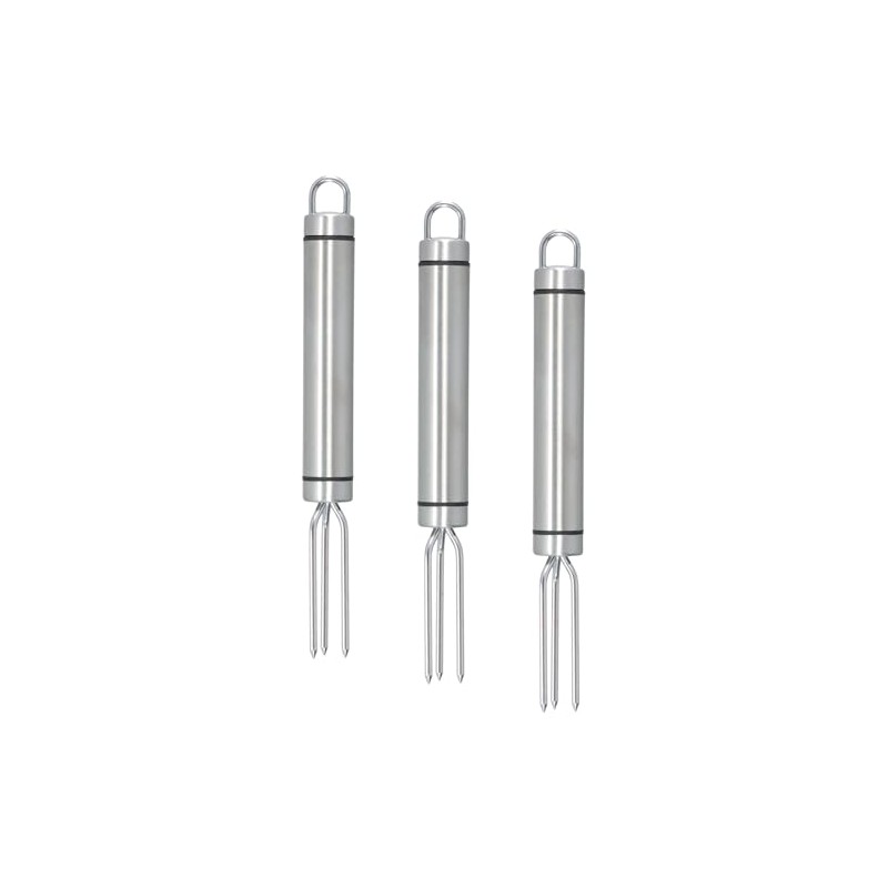 Pack of 3 Stainless Steel Potato Forks, Corn Fork with