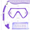 JATEKA Swimming Goggles Set for Children 4-12 Years Purple