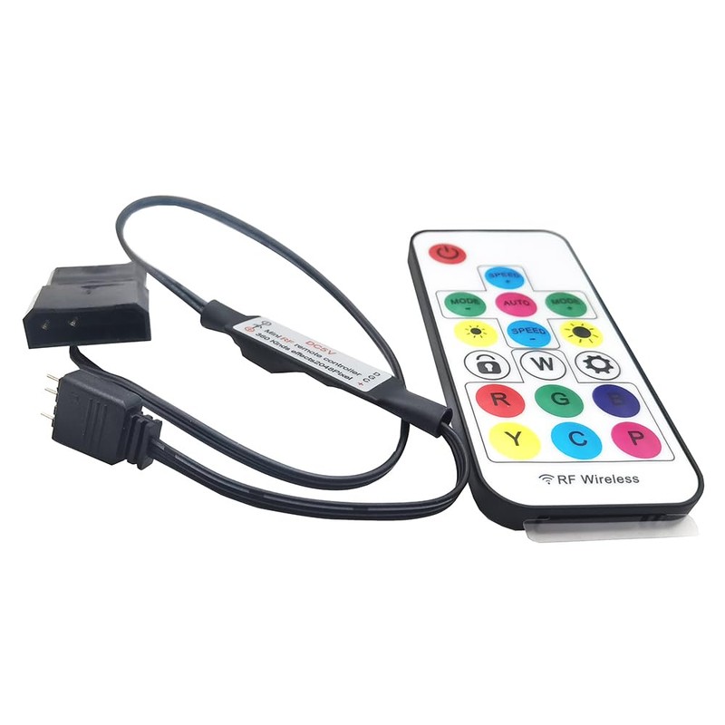Mini 3-Pin 5V ARGB Controller for Digitally Addressable RGB LEDs