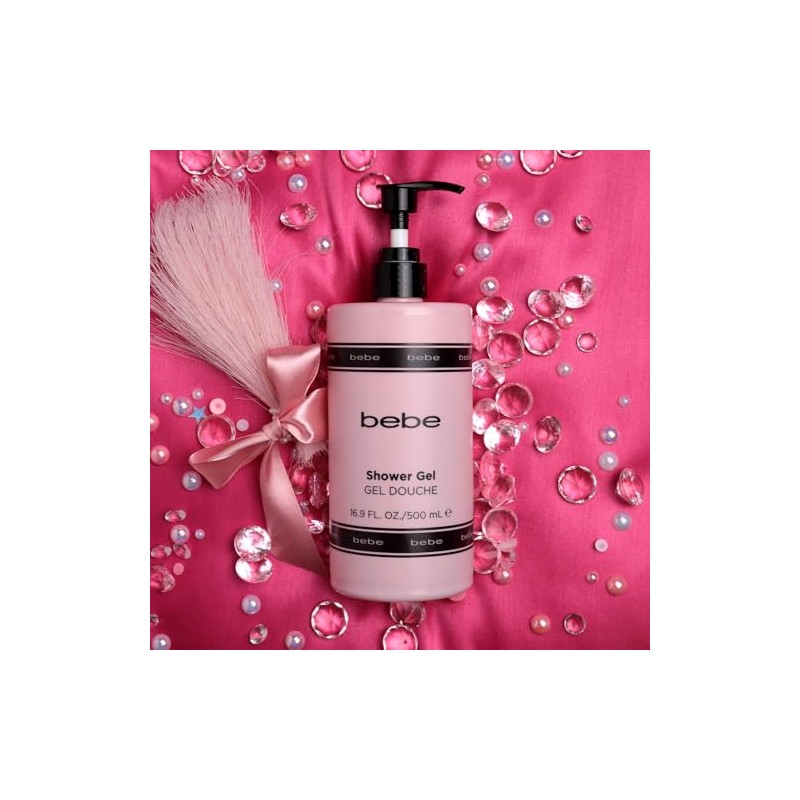 Bebe Silver Gel Ducha Corporal Hidratante Mujeres Mango Nardo Peonía
