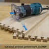 sourcing map 2pcs Dovetail Router Bit 3/4" Diameter 1/2" Shank