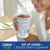 Dixie To Go Paper Coffee Cups With Lids, 12 oz,