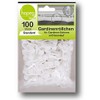 Curtain Rollers, White, Pack of 100 curtain rollers