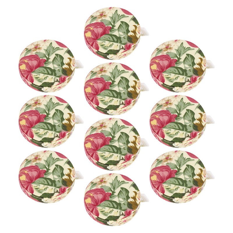 10PCS Retractable Ruler Cloth Measure Tailor Sewing Flexible Tape Body