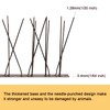 OFFO Brown Bird Spikes Pre-Assembled for Pigeons Birds, Cover 24