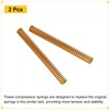 sourcing map 2pcs 3D Printer Heating Bed Spring, 8mm OD