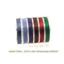 Creative-Beads Jewellery Wire, Stainless Steel Wire, Steel Cable, 0.4 mm, for Chain, Bracelet, Nylon Coated, Skin-friendly, Tear-Resistant, 10 m Roll Metallic Gold for Jewellery Making Yourself