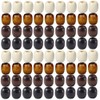 200Pcs Large Hole Barrel Wood European Loose Beads 4 Colors
