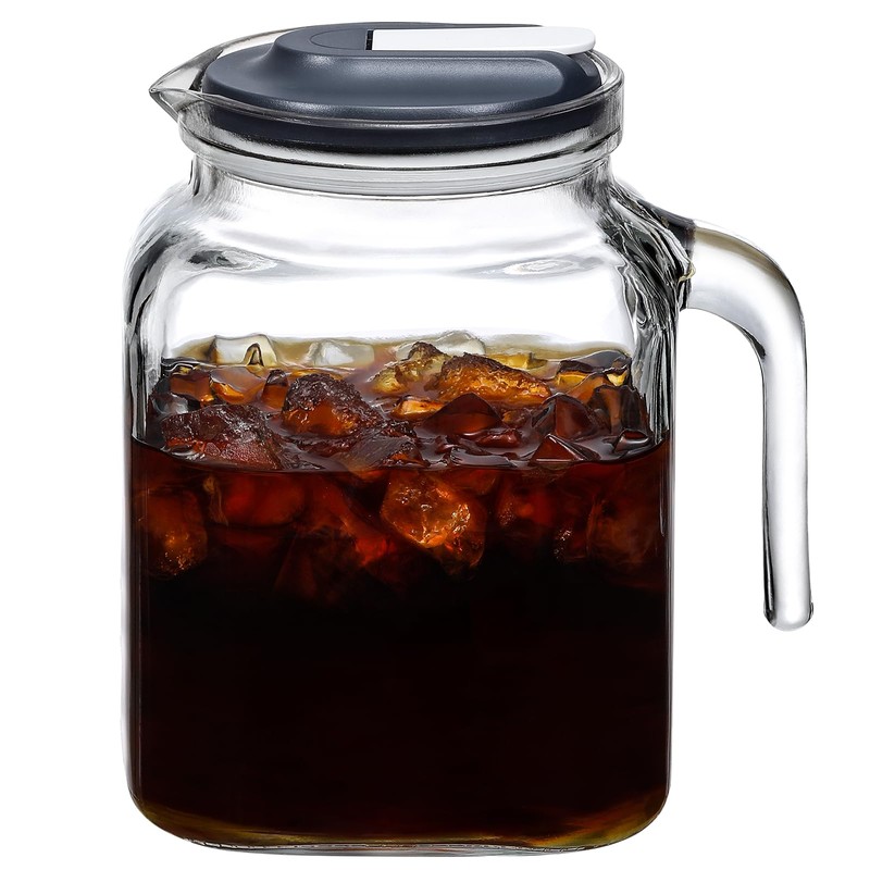 68 Oz Seal Pitcher With Lid and Spout, Large Iced