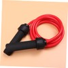 Parliky Adjustable Weighted Jump Rope Red Diameter Exercise Equipment for