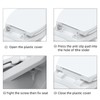 Toilet Seat,17 Inch Round Toilet Seat with Quiet-Close, Full-Flat Quick-Release