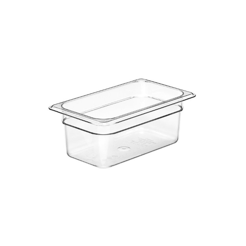 CAMBRO(キャンブロ) フードパン 44CW 1/4×100㎜ クリアー ポリカーボネイト アメリカ AHC13531A