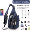 TurnWay Water-Proof Sling Backpack/Crossbody Bag/Shoulder Bag for Travel, Hiking, Cycling,