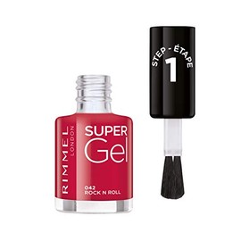 Rimmel London Super Gel von Kate Moss Nagellack Duo Pack, Schatten 12, Soul Session, nude