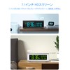 SPuRuiMaK Alarm Clock, Digital Calendar, Temperature, Humidity, Snooze Function, Dimmable,