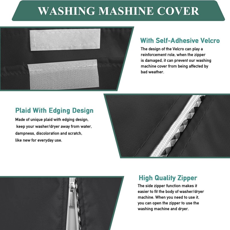 Washing Machine Covers Fit For Most Top-loading Washers/Dryers Washer Covers