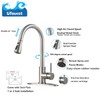 Ufaucet Kitchen Faucets with Pull Down Sprayer, Brushed Nickel High