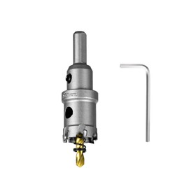 SALI 1-1/16" (27mm) TCT Hole Saw Kit Tungsten Carbide Tipped Hole Saw Drill Bit with Titanium-Plated Pilot Drill bit for Metal, Stainless Steel, Iron, Wood, Plastic