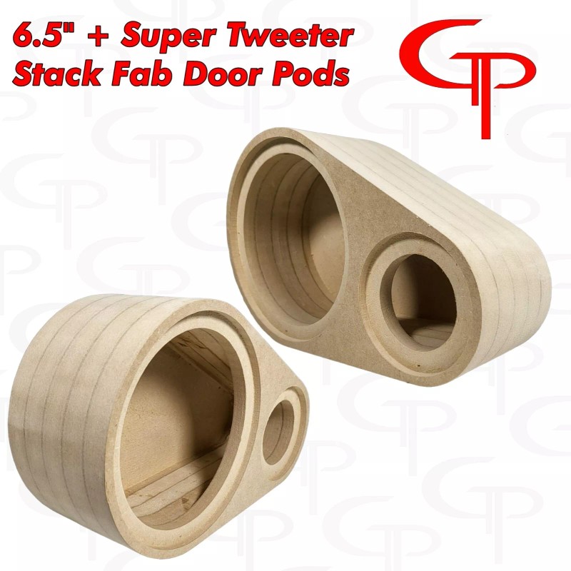 GP Car Audio Flush Mount 6.5 inch + Super Tweeter
