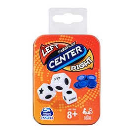 Spin Master 6061968 Left Center Right Tin Refresh Dice Game