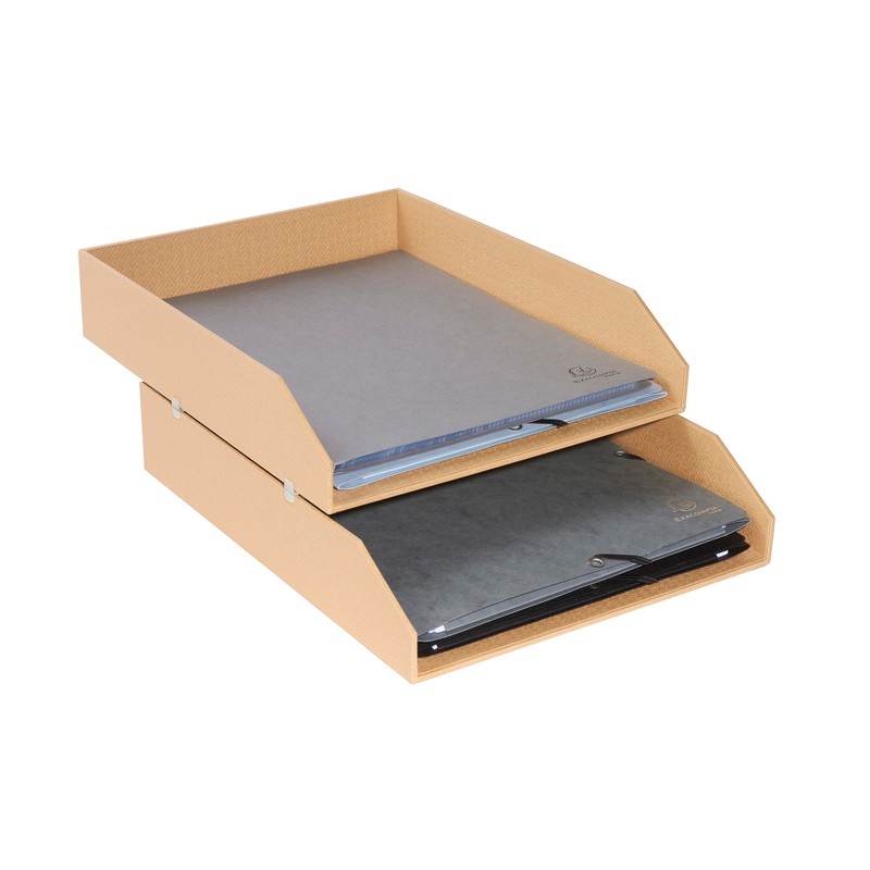 Exacompta 14602E Office By Me Letter Trays Recycled Cardboard DIN