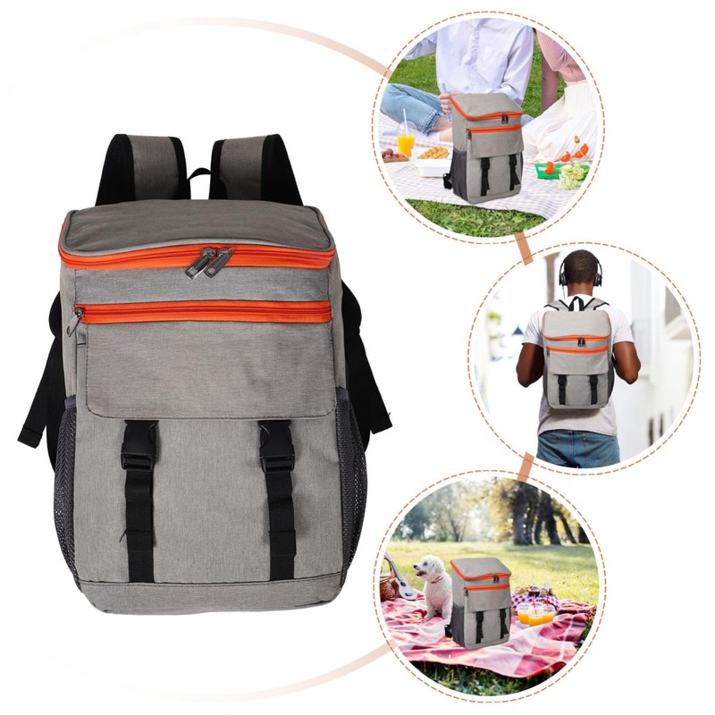 KOMBIUDA Portable Insulated Lunch Box Large Cooler Backpack Ice Pack