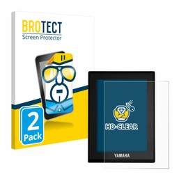 2x BROTECT HD-Clear Screen Protector Yamaha E-Bike LCD-Display Protector - Crystal-Clear, Anti-Fingerprint