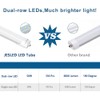 JESLED T8 T10 T12 8FT LED Light Bulbs, 50W 6000LM,