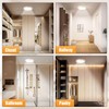Rechargeable Motion Sensor Ceiling Light, No Wiring Closet Light Battery