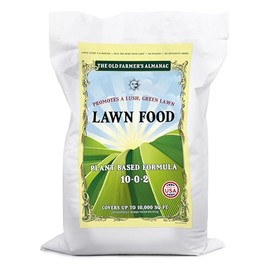 The Old Farmer's Almanac Lawn Food Fertilizer (40 Lb Pro Bag - Covers 10,000 Sq Ft)