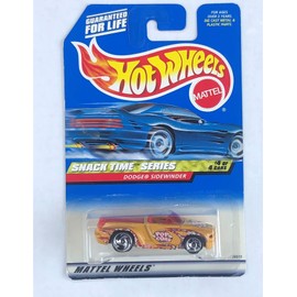 Hot Wheels Snack Time Series #4 Dodge Sidewinder Yellow Color #2000-16 Collectible Collector Car Mattel 1:64 Scale