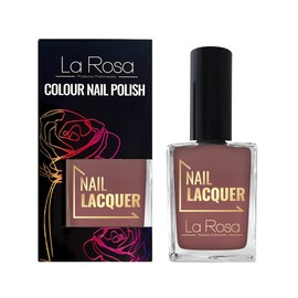 La Rosa Productos Profesionales Nagellack Energiegeladene Farbe mit richtiger Deckkraft Langlebige Formel Gute Konsistenz Einfache Anwendung mit gut geformtem Pinsel 15 ml Beige