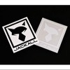 JACKALL JK Cutting Sticker Square M Black