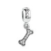 ABAOLA Dog Bone Charm 925 Sterling Silver Dog Paw Charms