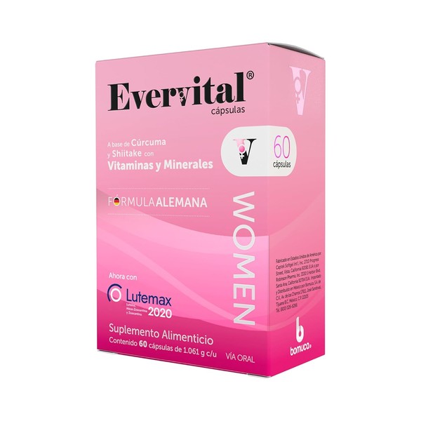 BOMUCA - Evervital Women 60 Cpsulas Suplemento Alimenticio A base