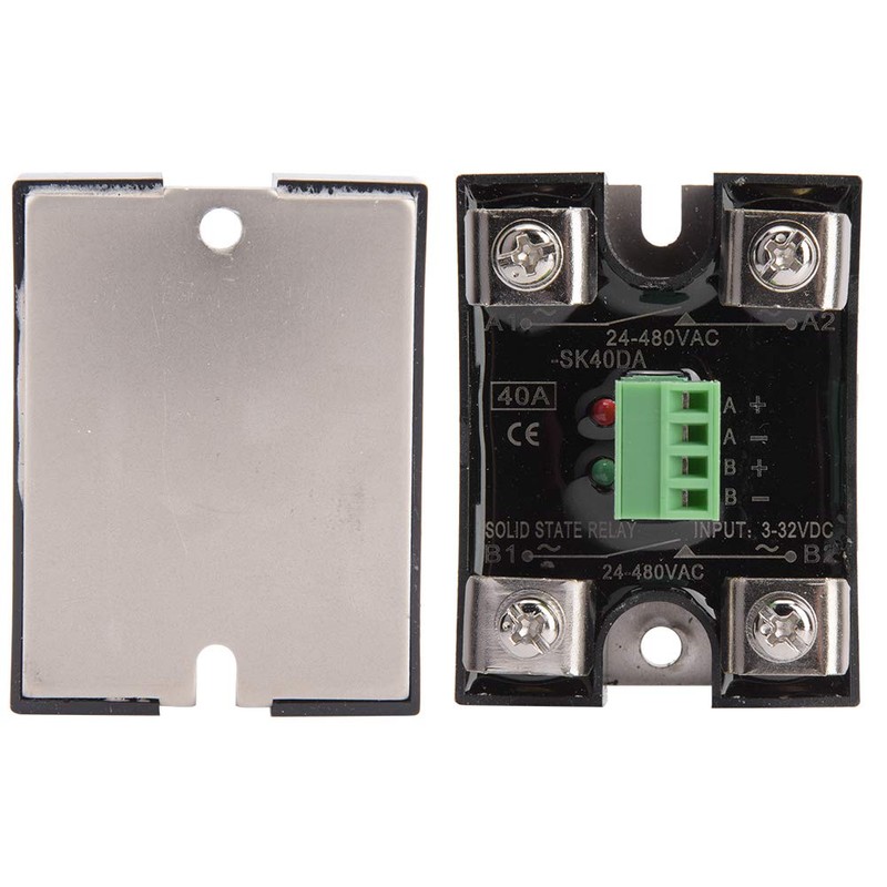 Channel DC Control Channel AC Solid State Relay 24-480VAC Single