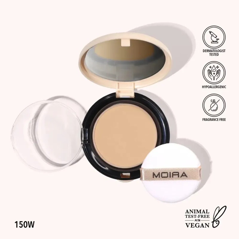 Base De Maquillaje En Polvo Moira Cometics Powder Foundation Tono